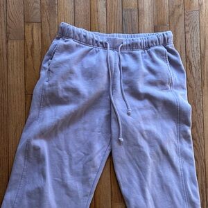 Garage Lilac Joggers with Elastic Waist